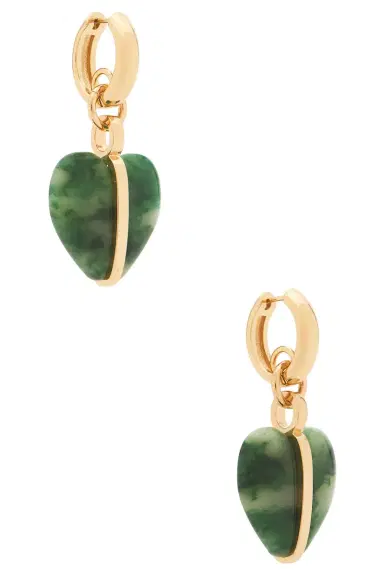 Roxanne Assoulin Semi Heart Cab Cham Earrings | Thumbnail 3