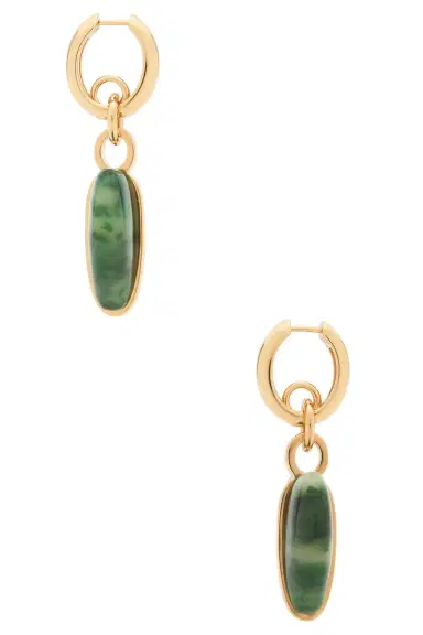 Roxanne Assoulin Semi Heart Cab Cham Earrings | Thumbnail 4