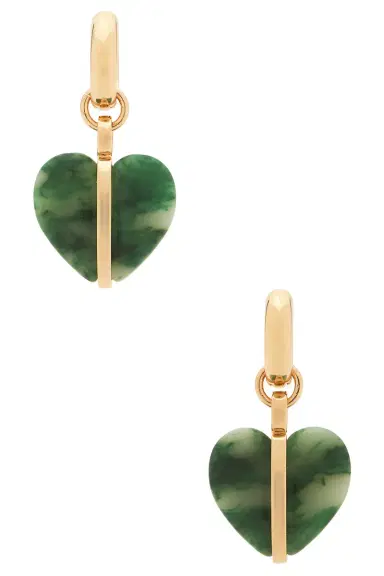 Roxanne Assoulin Semi Heart Cab Cham Earrings | Thumbnail 5
