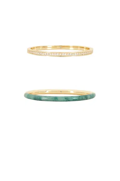 Roxanne Assoulin Semi Stone Channel Set Hinged Cuff Set Of 2 | Thumbnail 7