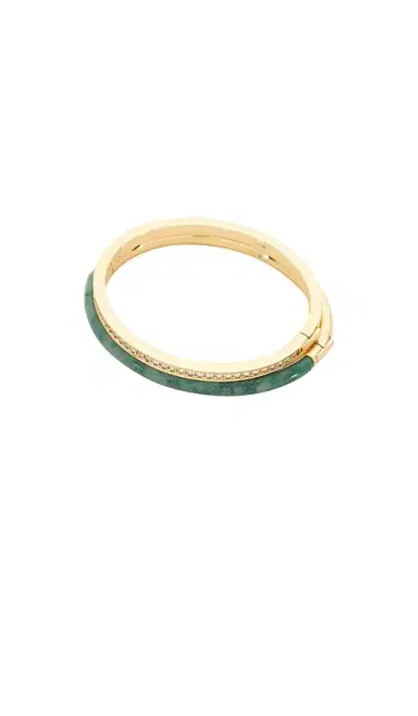 Roxanne Assoulin Semi Stone Channel Set Hinged Cuff Set Of 2 | Thumbnail 1