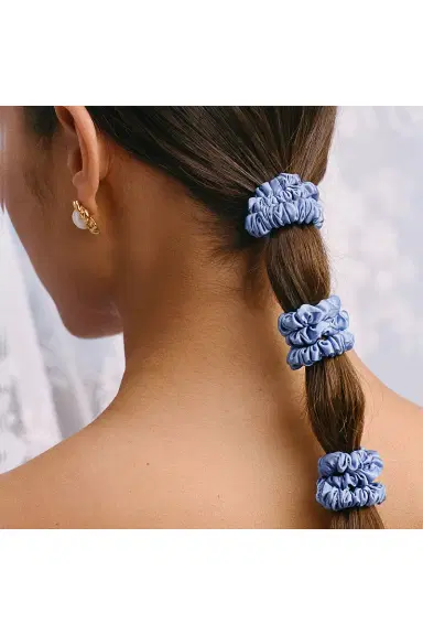 Slip Pure Silk Skinny Scrunchies Set Of 4 | Thumbnail 7 Slip Pure Silk Skinny Scrunchies Set Of 4 | Thumbnail 7