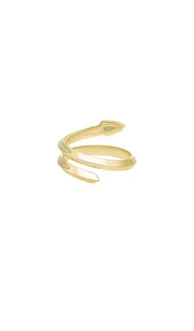 STONE AND STRAND Shield Serpent Ring | Thumbnail 2