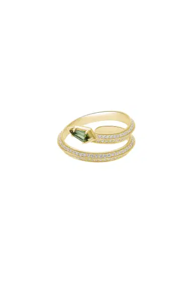 STONE AND STRAND Shield Serpent Ring | Thumbnail 3