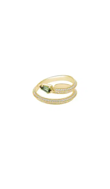 STONE AND STRAND Shield Serpent Ring | Thumbnail 1