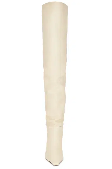 Amina Muaddi Jamie Thigh High 80 Nappa Boot | Thumbnail 4
