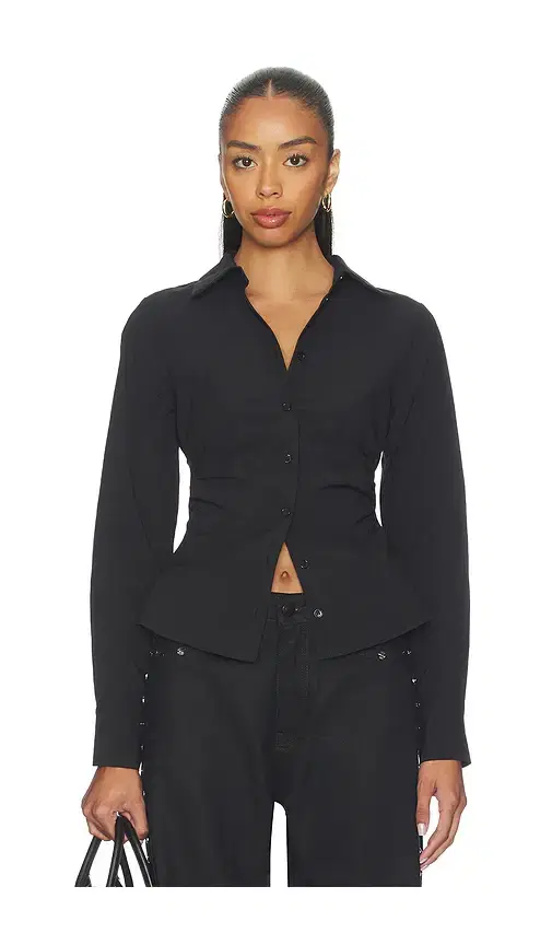 ALL THE WAYS Millie Button Up Top