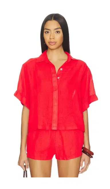 PQ Linen Button Up Top | Thumbnail 1 PQ Linen Button Up Top | Thumbnail 1