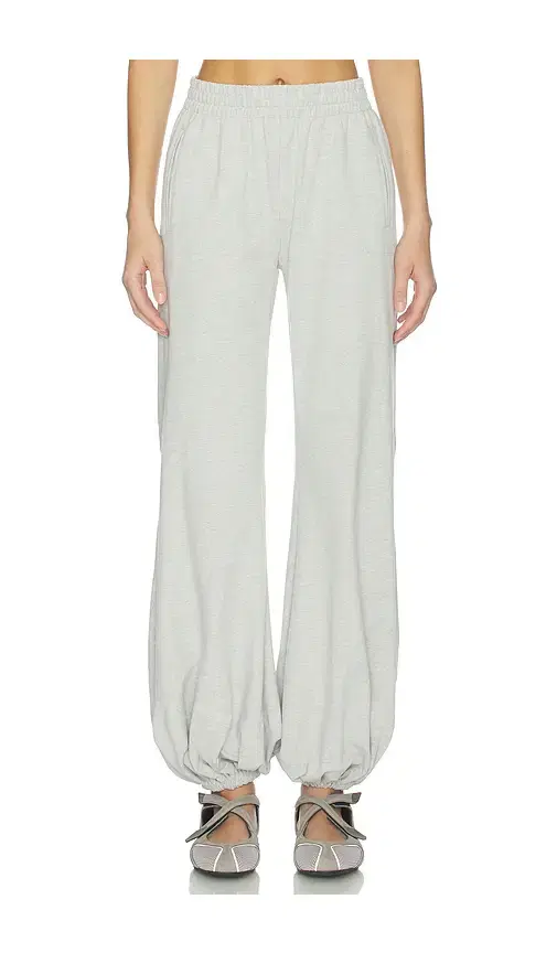 Norma Kamali Boyfriend Puff Jog Pant