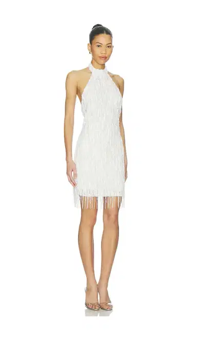 Nadine Merabi Elle White Dress | Thumbnail 2