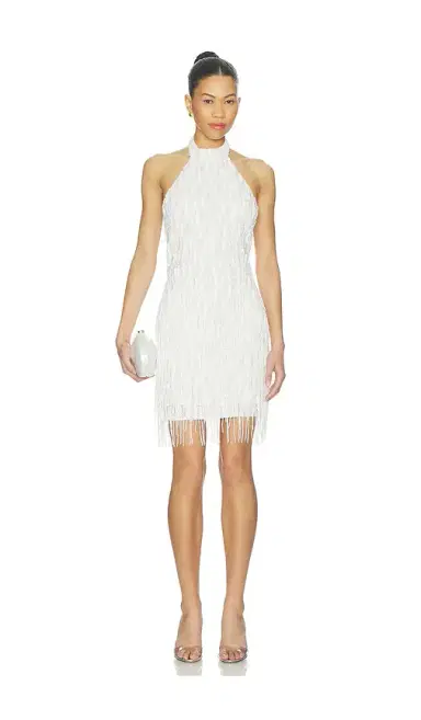 Nadine Merabi Elle White Dress | Thumbnail 1