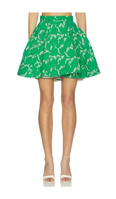 Aknvas Kalle Bonded Guipure Lace Godet Skirt | Thumbnail 1 Aknvas Kalle Bonded Guipure Lace Godet Skirt | Thumbnail 1