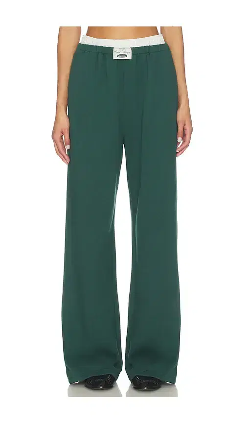 Gold Hinge Wide Leg Sweatpant