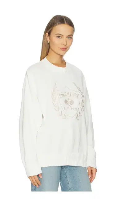 Gold Hinge Oversized Crest Sweater | Thumbnail 2