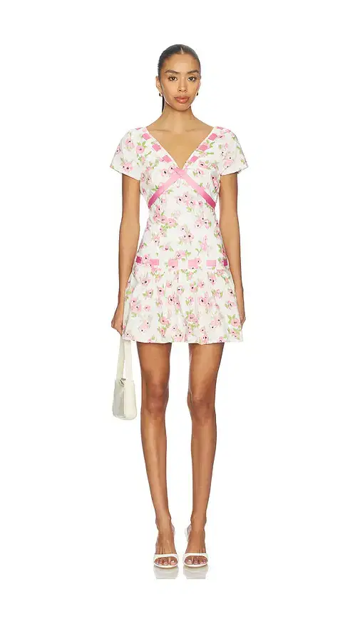 Frankies Bikinis Belladonna Poplin Mini Dress