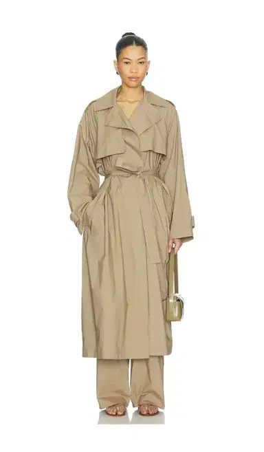 Skims Swiss Cotton Sateen Trench Coat | Thumbnail 1 Skims Swiss Cotton Sateen Trench Coat | Thumbnail 1