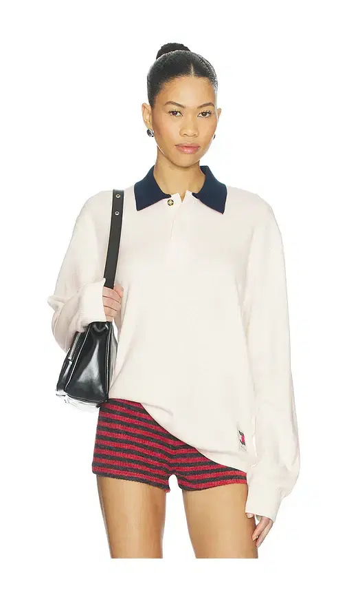 Woven Long Sleeve Rugby