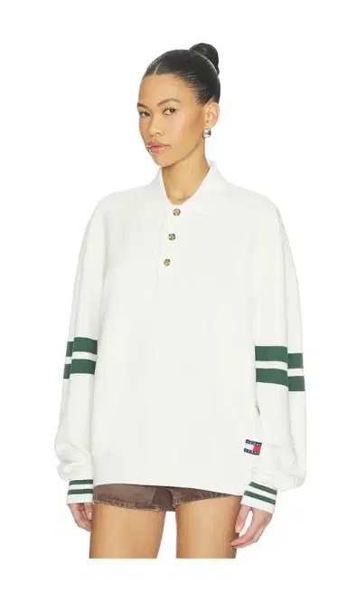 Tommy Jeans 90s Colorblock Knitted Polo | Thumbnail 2