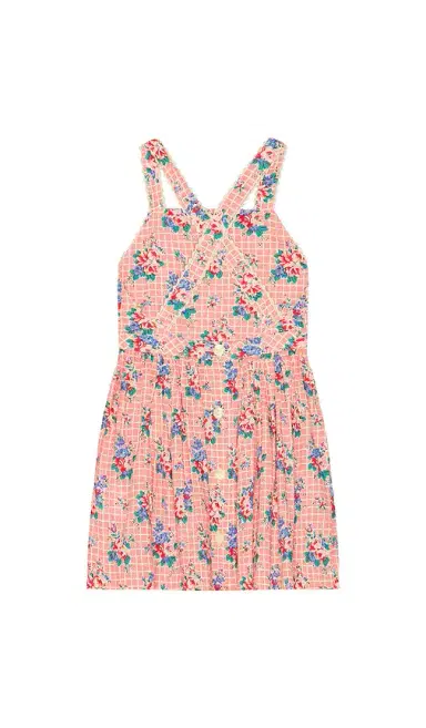Polo Ralph Lauren Sleeveless Cotton Floral Pinafore Dress | Thumbnail 2