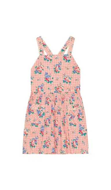 Polo Ralph Lauren Sleeveless Cotton Floral Pinafore Dress | Thumbnail 1