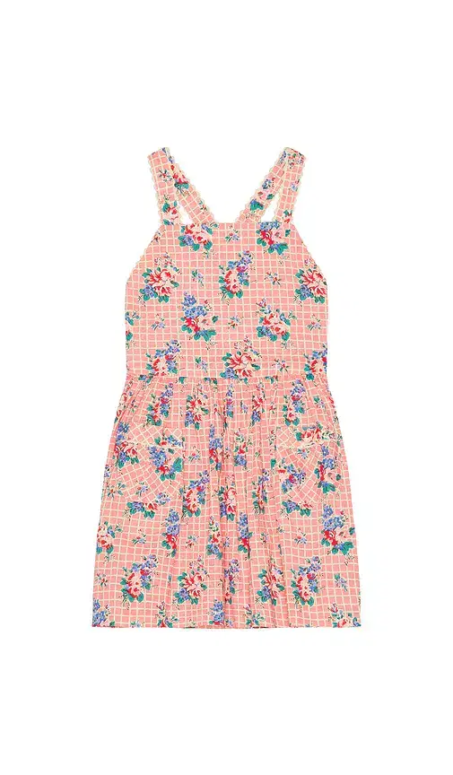 Polo Ralph Lauren Sleeveless Cotton Floral Pinafore Dress