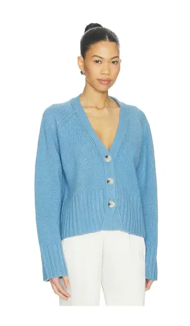 Soft Goat V-neck Cardigan | Thumbnail 2