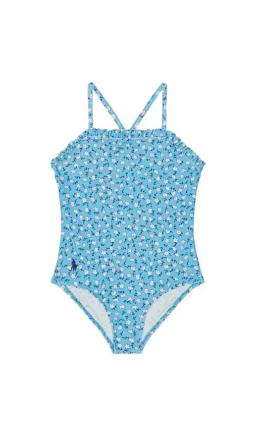 Polo Ralph Lauren One Piece Floral Printed Hipster Swimsuit