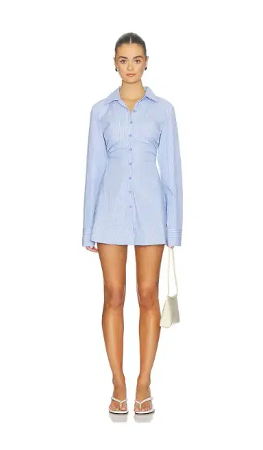 ALL THE WAYS Lane Button Up Mini Dress | Thumbnail 1