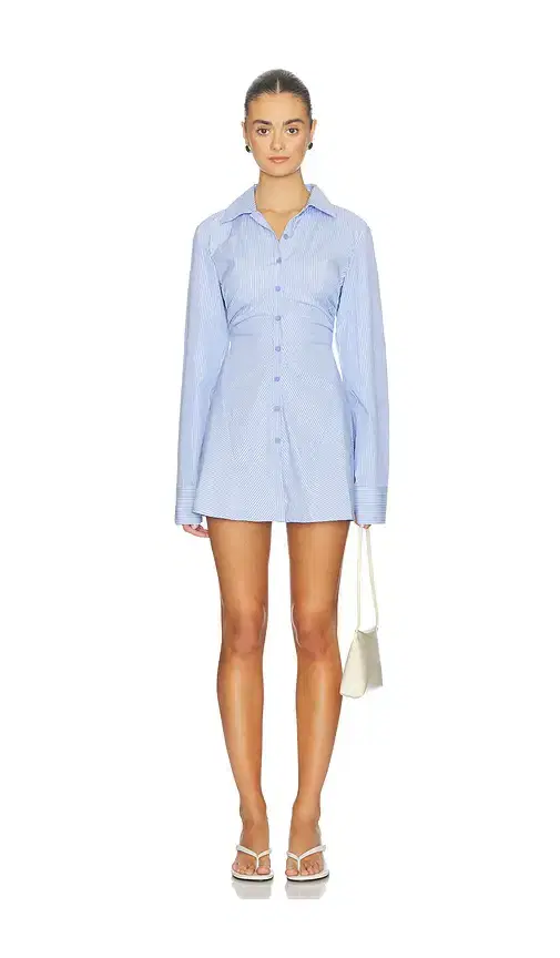 ALL THE WAYS Lane Button Up Mini Dress