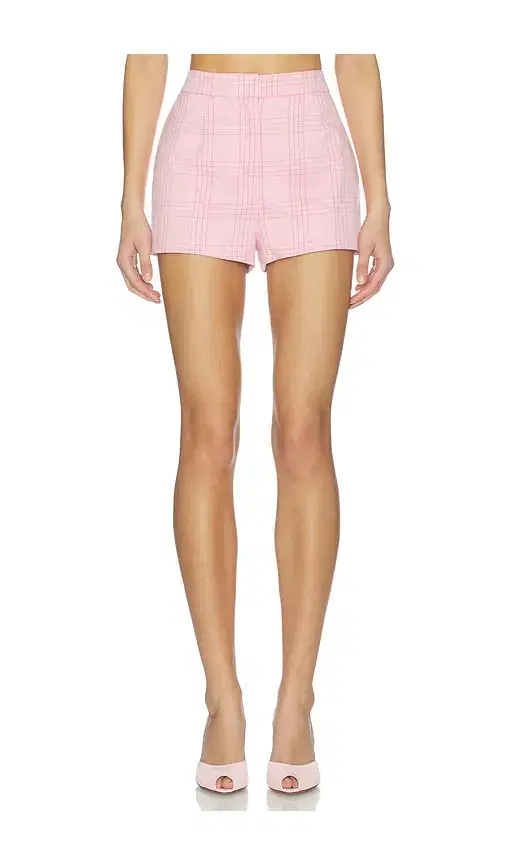 Generation Love Tayla Windowpane Suiting Micro Shorts