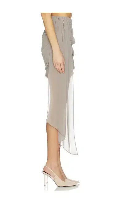 ROTATE Chiffon Draped Skirt | Thumbnail 2