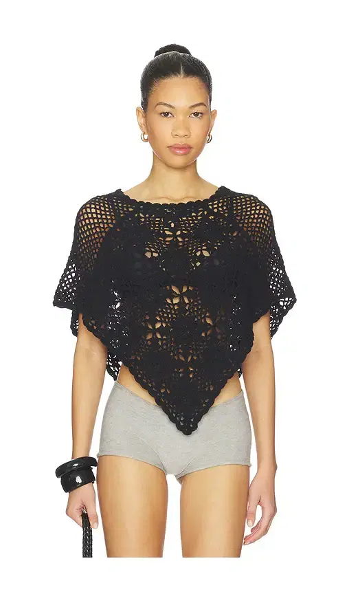 Frankies Bikinis Sophie Crochet Poncho
