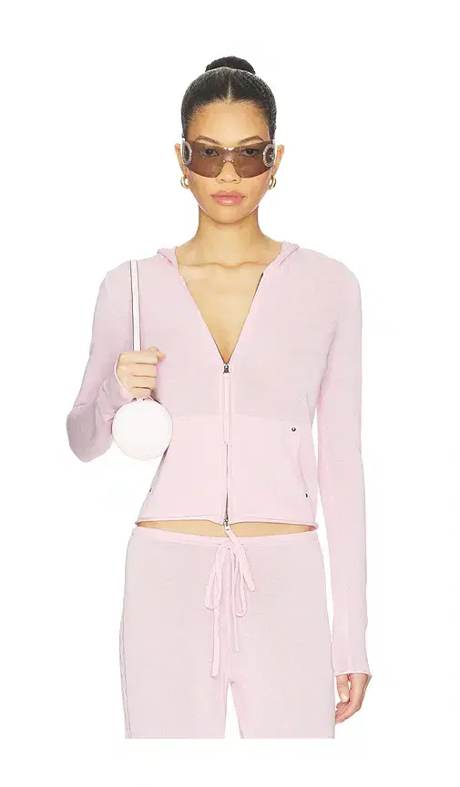 Frankies Bikinis Atlas Knit Hoodie