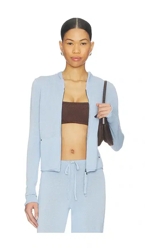 Frankies Bikinis Atlas Knit Hoodie