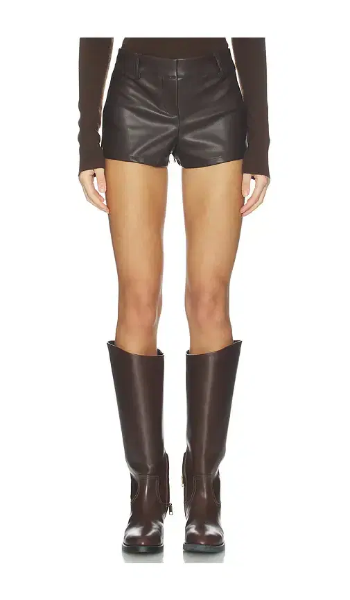 ALL THE WAYS Emery Faux Leather Short