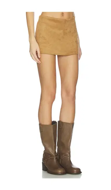 MORE TO COME Meliya Faux Suede Skort | Thumbnail 2
