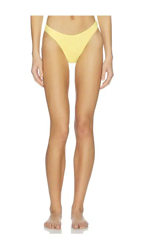 Good American Matte Good Waist Cheeky Bikini Bottom