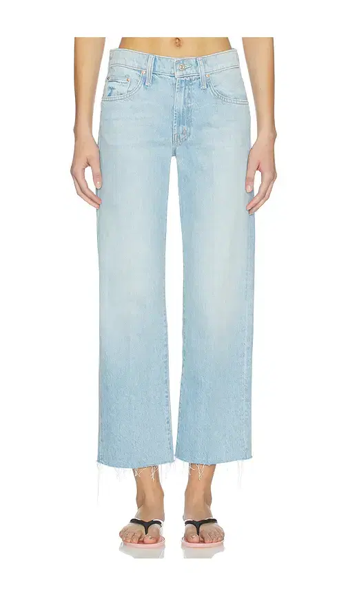 The Mid Rise Rambler Zip Ankle Fray Jeans