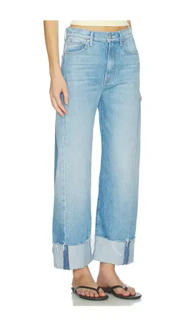 Mother The Half-pipe Ankle Cuff Fray Jeans | Thumbnail 2