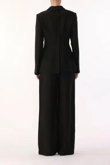 Jason Wu Collection WASHED TWILL SINGLE-BREASTED BLAZER | Thumbnail 4 Jason Wu Collection WASHED TWILL SINGLE-BREASTED BLAZER | Thumbnail 4