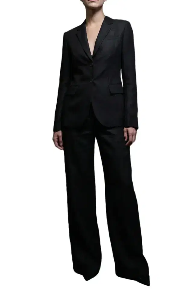 Jason Wu Collection WASHED TWILL SINGLE-BREASTED BLAZER