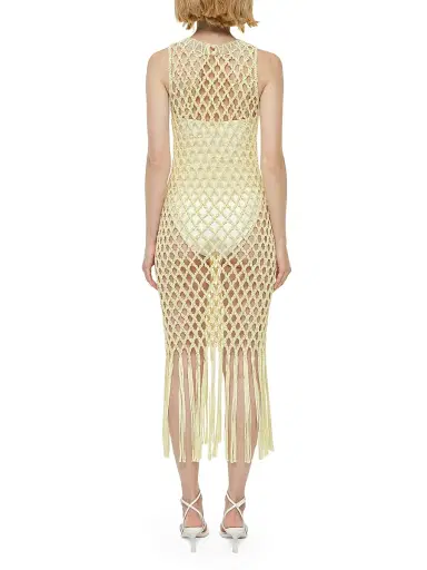 Simkhai Women's Jensen Macrame Midi-Dress | Thumbnail 5 Simkhai Women's Jensen Macrame Midi-Dress | Thumbnail 5