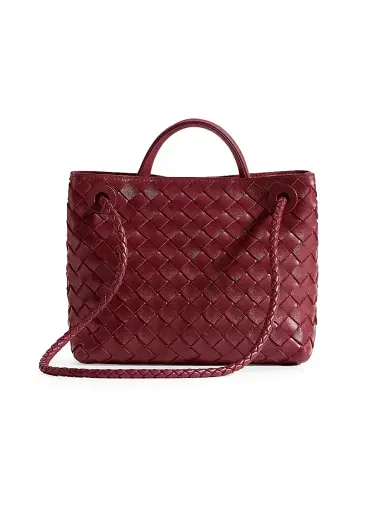 Bottega Veneta Women's Andiamo Small Intrecciato Leather Tote Bag | Thumbnail 7