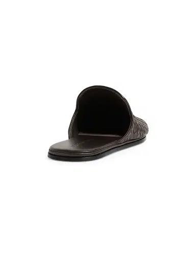 Bottega Veneta Men's Palazzo Intrecciato Leather Mules | Thumbnail 3 Bottega Veneta Men's Palazzo Intrecciato Leather Mules | Thumbnail 3
