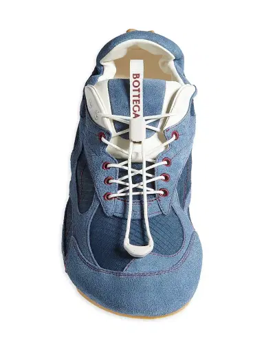 Bottega Veneta Men's Orbit Flash Low-Top Suede Sneakers | Thumbnail 4 Bottega Veneta Men's Orbit Flash Low-Top Suede Sneakers | Thumbnail 4