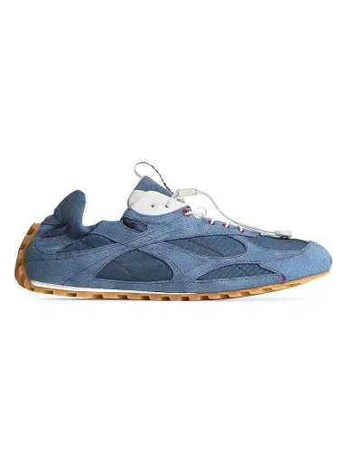 Bottega Veneta Men's Orbit Flash Low-Top Suede Sneakers | Thumbnail 1 Bottega Veneta Men's Orbit Flash Low-Top Suede Sneakers | Thumbnail 1