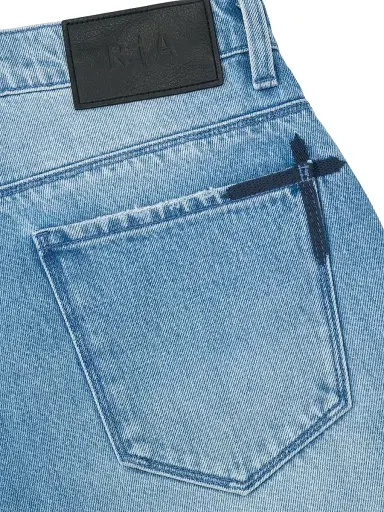 RTA Men's Exodus Zed Distressed Straight-Leg Jeans | Thumbnail 4