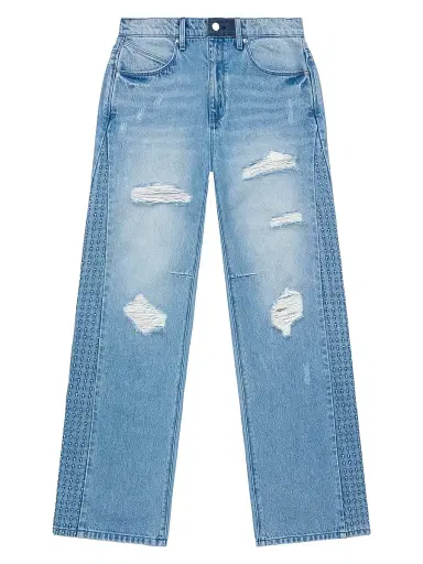 RTA Men's Exodus Zed Distressed Straight-Leg Jeans | Thumbnail 1