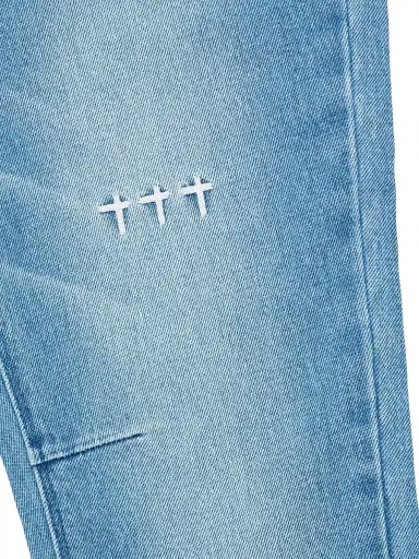 RTA Men's Exodus Clayton Pintuck Skinny Jeans | Thumbnail 3