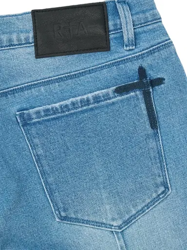 RTA Men's Exodus Clayton Pintuck Skinny Jeans | Thumbnail 4